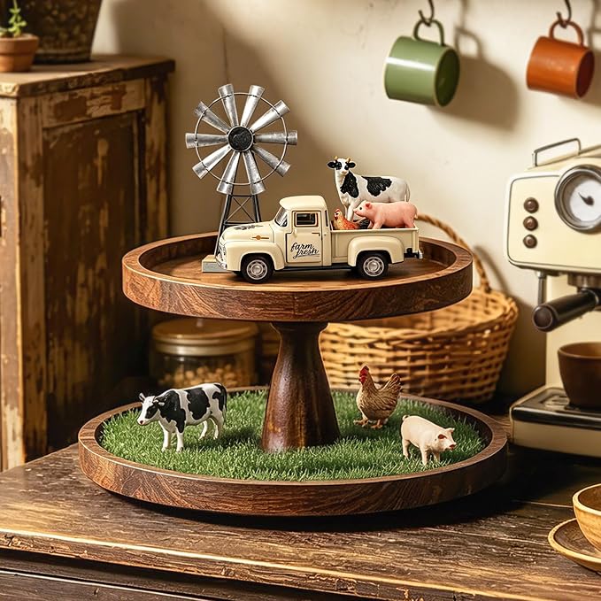 Huray Rayho Farmhouse Metal Truck Table Decor, - Image 5