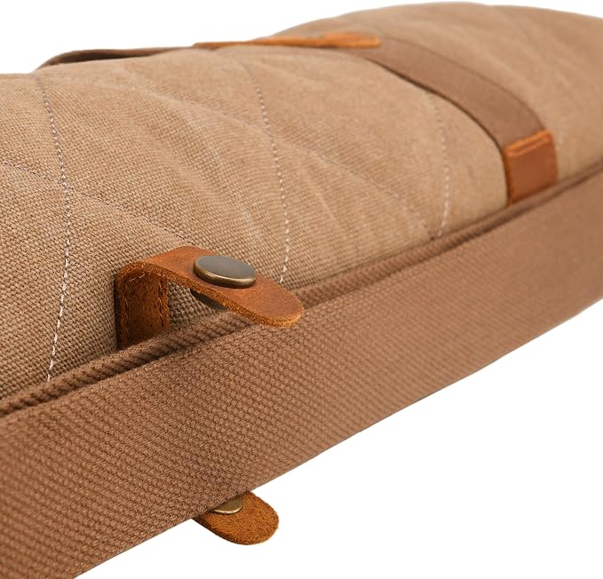 Tas Trost Scoped Rifle Soft Case 41“& 55” Long Gun Bag, Canvas Leather Shotgun - Image 4