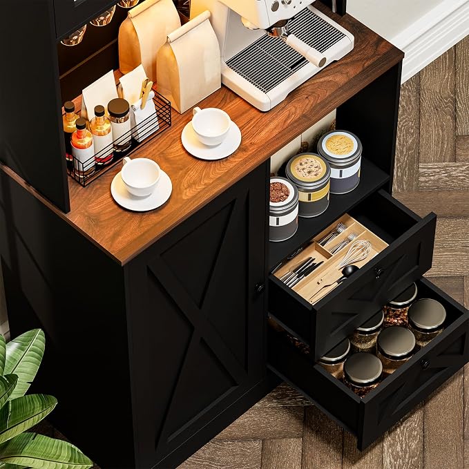 71‘’Kitchen Pantry Storage Cabinet - Image 5