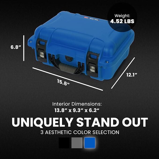 NANUK 915 Empty Hard Case, IP67 Waterproof, Dustproof and Impact Resistant - Image 5