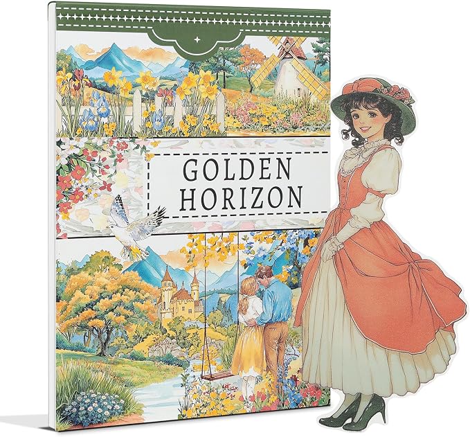 Snycler Golden Horizon Theme Sticker Scrapbooking Supplies by Snycler