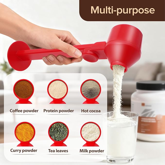 2Pcs Coffee Scoop Funnel 2Tbsp, BPA-Free PCTG, Dishwasher Safe | 51mm Tamper - Image 4