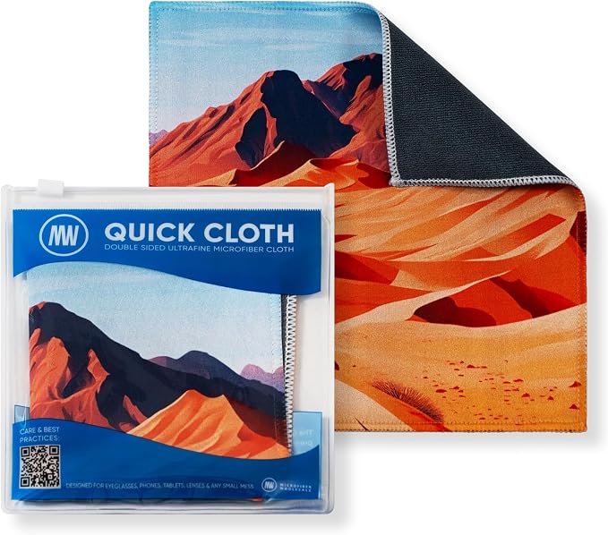 Microfiber Wholesale Quick Cloth Glasses Cleaning Cloths–8x8 Desert 1-Pack by MicrofiberWholesale