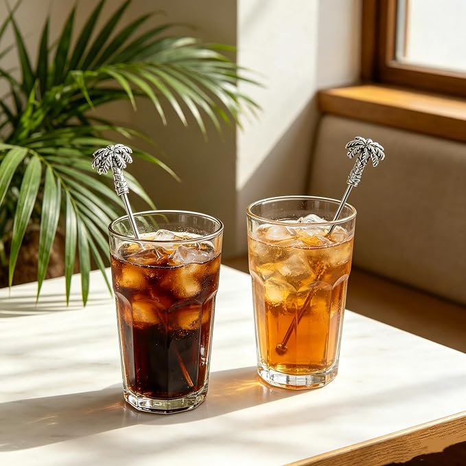 Homestia 6 Pack 7.5" Stainless Steel Coffee Stirrers, Reusable Swizzle Sticks - Image 4