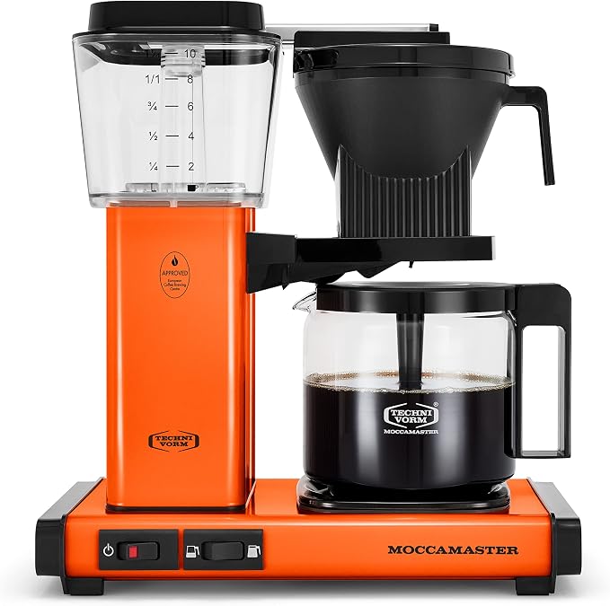 Technivorm Moccamaster Moccamaster 53947 KBGV 10-Cup Coffee Maker Orange by Unknown