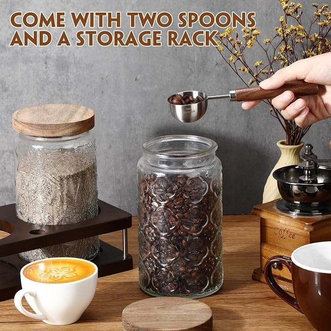 Suclain Glass Coffee Grounds Container - Image 5