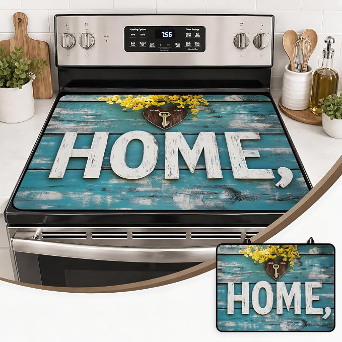Multi-Design Stove Top Cover for Glass/Electric Stoves, 3-in-1 Counter by seewan