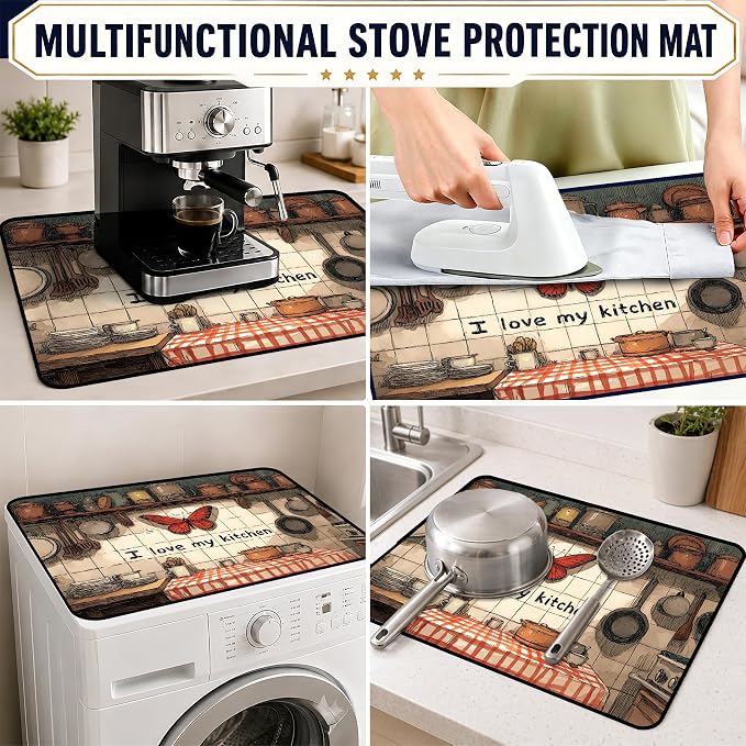 Multi-Design Stove Top Cover for Glass/Electric Stoves, 3-in-1 Counter - Image 6