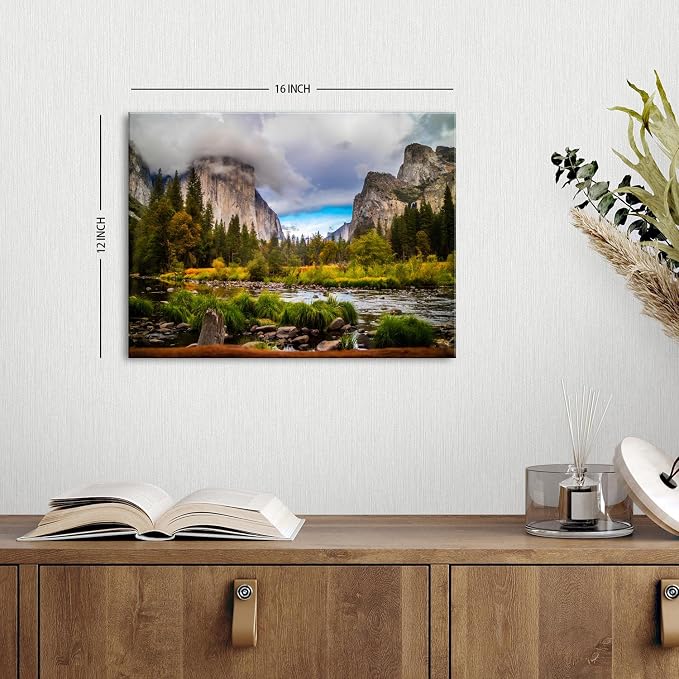 Yosemite Wall Art Nature Mountain Pictures National Park Yosemite Poster Prints - Image 2