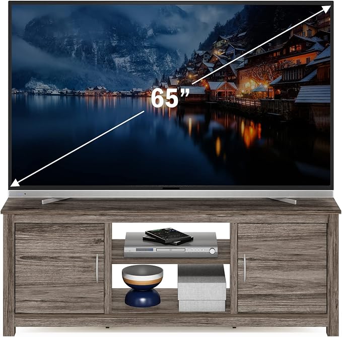Furinno Classic Stand with Storage - Image 4