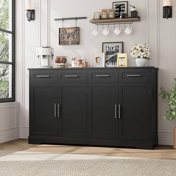HOSTACK 60" Large Buffet Sideboard - Image 2