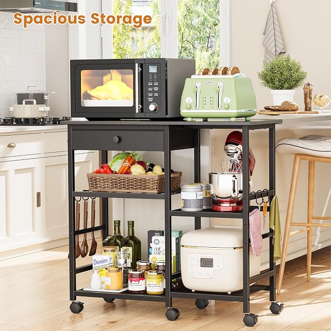 Microwave Cart, 6-Tier Microwave Stand - Image 3