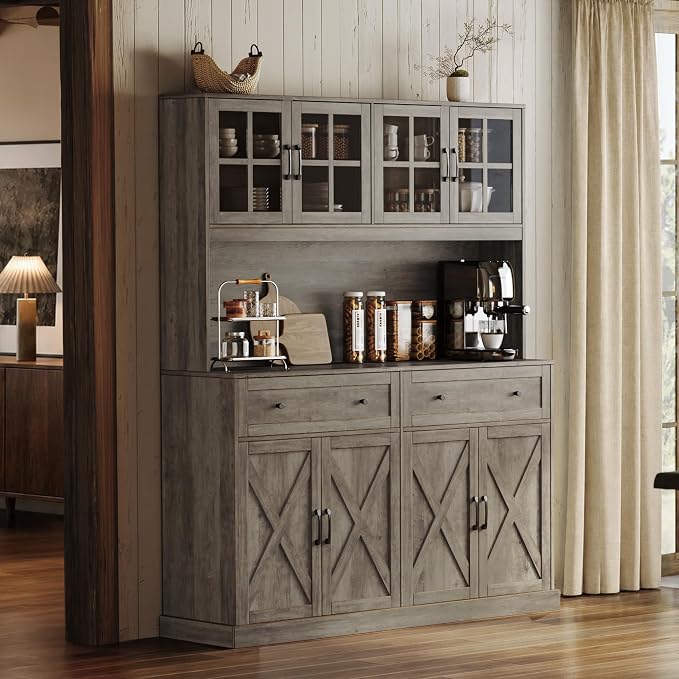PRAISUN 71''H x 55.1''W Pantry Cabinet - Image 6