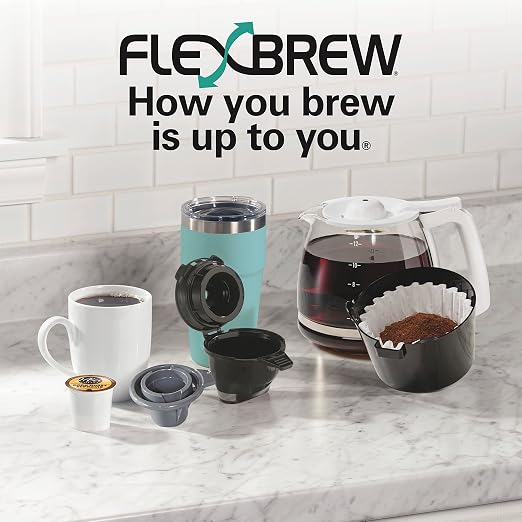 Hamilton Beach FlexBrew Trio 2-Way Coffee Maker, Compatible - Image 7