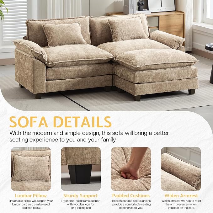 Modular Sectional Sofa, Cloud Couch - Image 5