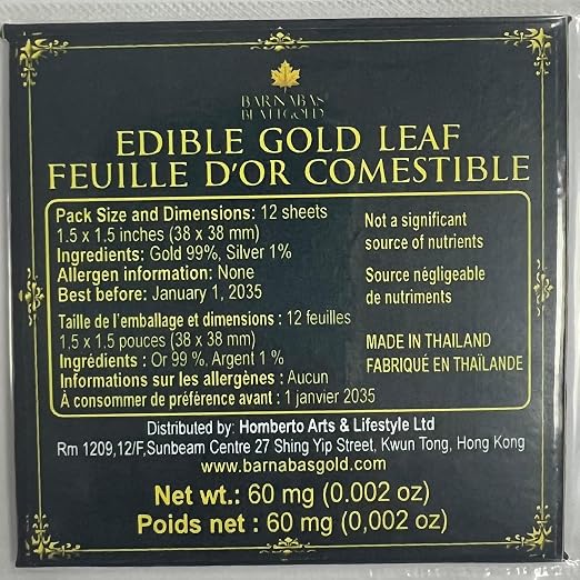 Barnabas Edible Gold Leaf 24K - Image 8