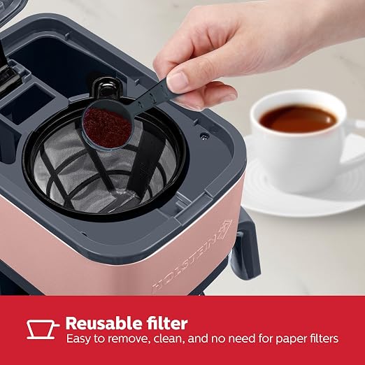 Holstein Housewares 5 Cup Coffee Maker – Compact Drip Coffee Machine - Image 5