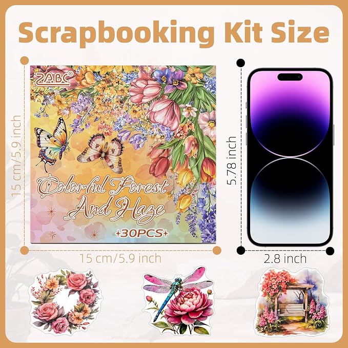 Multi-Tone Garden Theme Scrapbooking Supplies - Image 6
