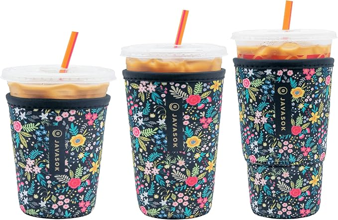 Sok It JavaSok Iced Coffee & Cold Soda Insulated Neoprene Cup Sleeve by SokIt