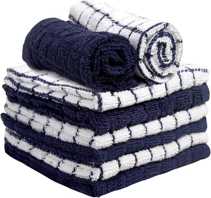 Bumble Dish Cloths | 12” x 12” | 100% Cotton Kitchen Towels | 405 GSM | Soft - Image 4