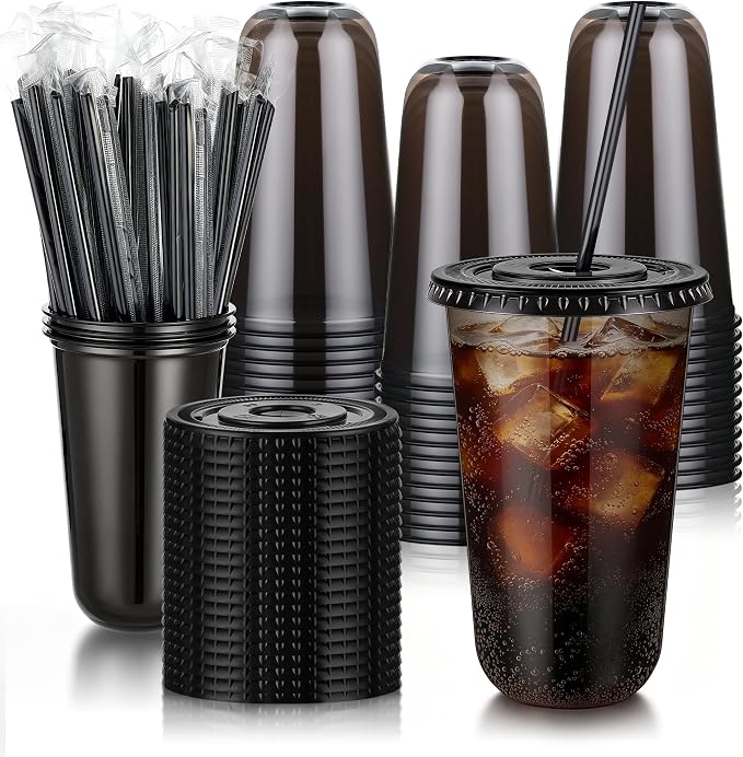 tchrules 100 Set 18oz Plastic Cups by Tchrules