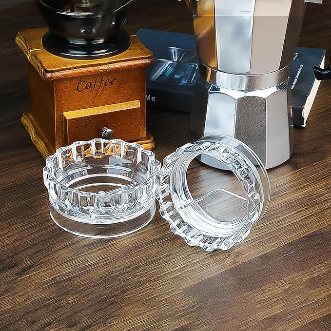 Moka Pot Dosing Ring & Coffee Distributor 2in1 Coffee Maker Dosing Ring - Image 7
