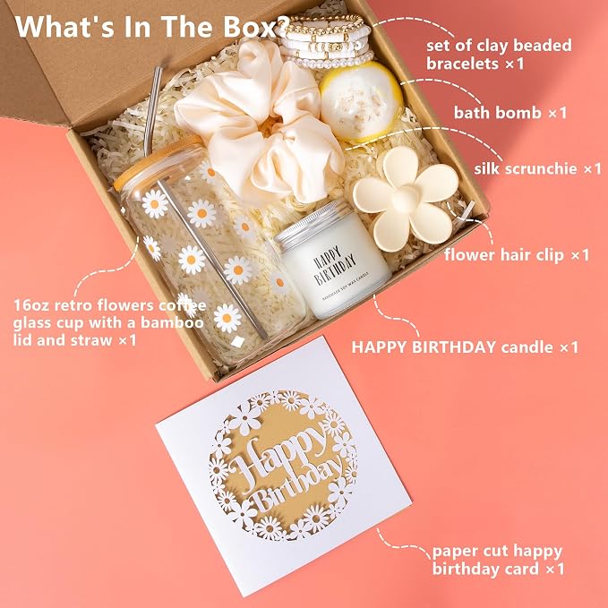JTEWB Birthday Gifts For Women, Teen Girl, Happy Birthday Gift Box For Girl - Image 2