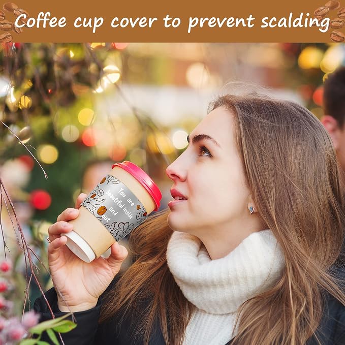 Dingion 1000 Pack Coffee Cup Sleeves - Image 5