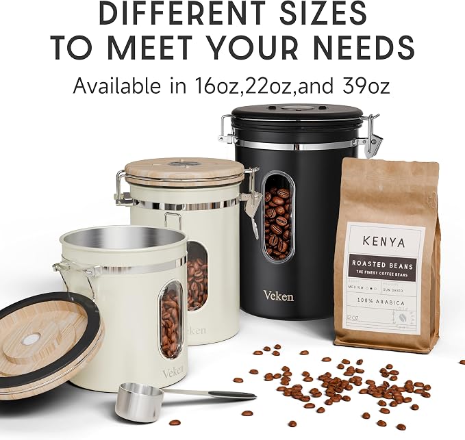Veken Coffee Sugar Canister - Image 7