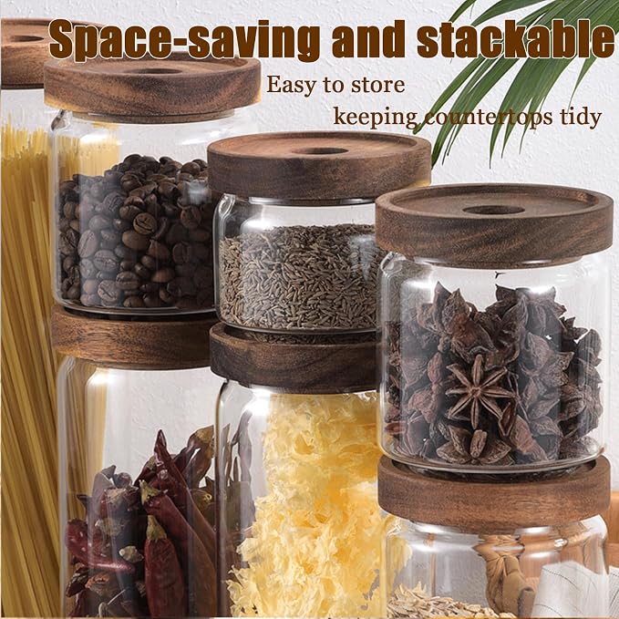 Viovian 24 OZ Glass Candy Jar - Image 5