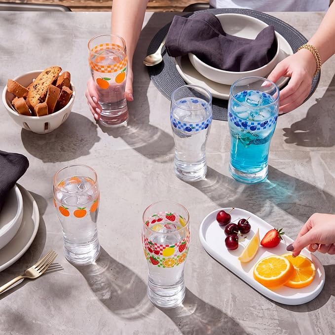 Bokon 36 Pcs Beer Glasses, Small Juice Cups Iced Tea Glasses Heavy Base - Image 5
