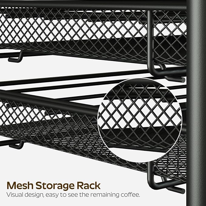 YATINEY Coffee Pod Drawer Holder, 70 Capacity Coffee Capsule Storage Organizer - Image 5