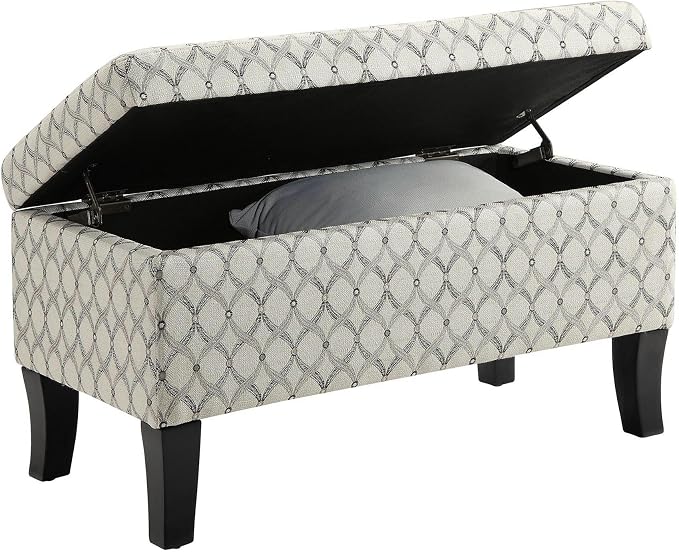 Convenience Concepts Designs4Comfort Winslow Storage Ottoman Bench 32" - Image 4