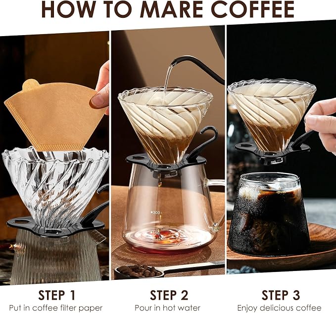 V60 Pour Over Coffee Dripper, 02 Filter - Image 7