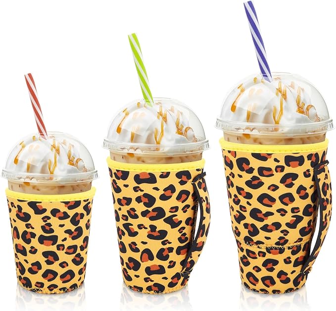 Iced Coffee Sleeve Insulator Sleeves by AJLTPA