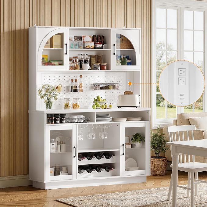 BINGTOO 71" Tall Kitchen Pantry Cabinet by BINGTOO