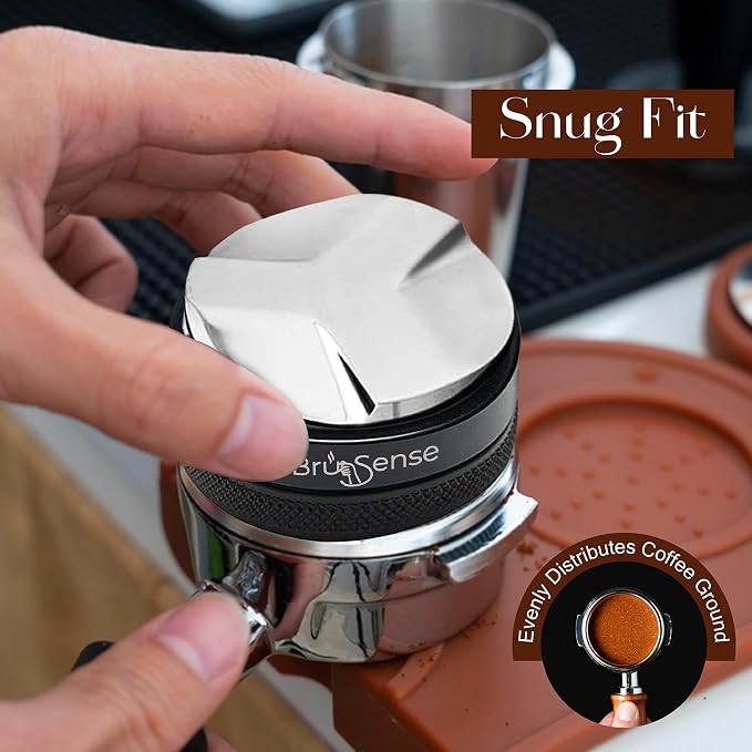 53mm Espresso Tamper & Distributor | Accessories Include Own Tamp Mat - Image 2