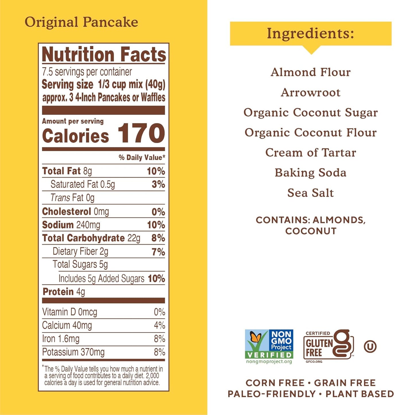 Simple Mills Almond Flour Pancake & Waffle Mix Variety Pack (Original, Cocoa, and Original Protein) - Gluten Free, Non-GMO, Breakfast (Pack of 3)