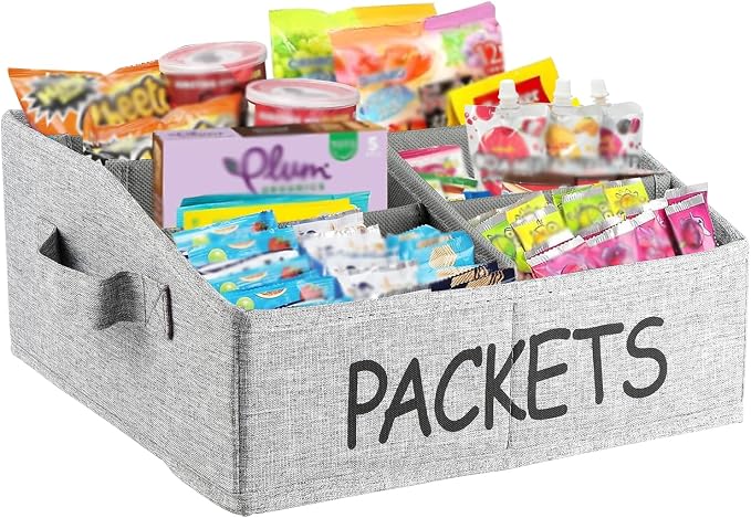 8 Compartment Fabric Snack Organizer by Xbopetda