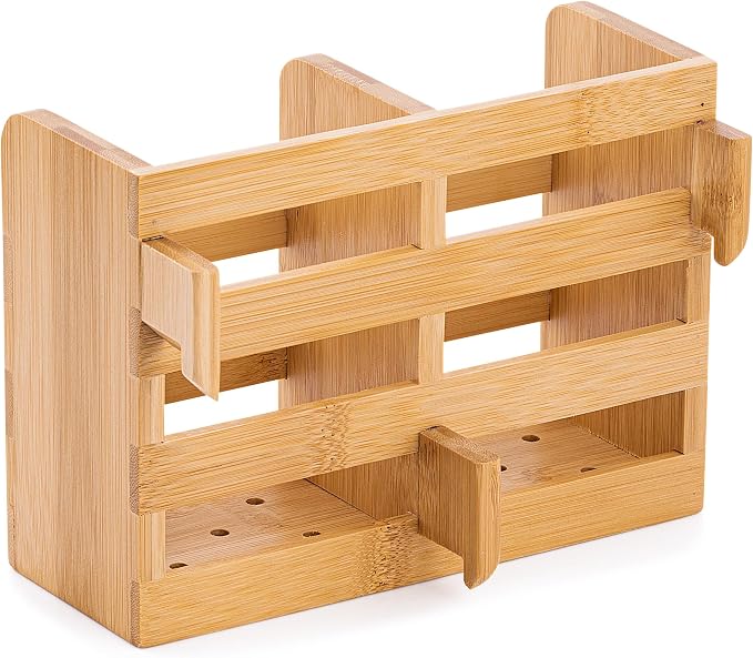 Bamboo Utensil Holder for Dish Rack - Image 2