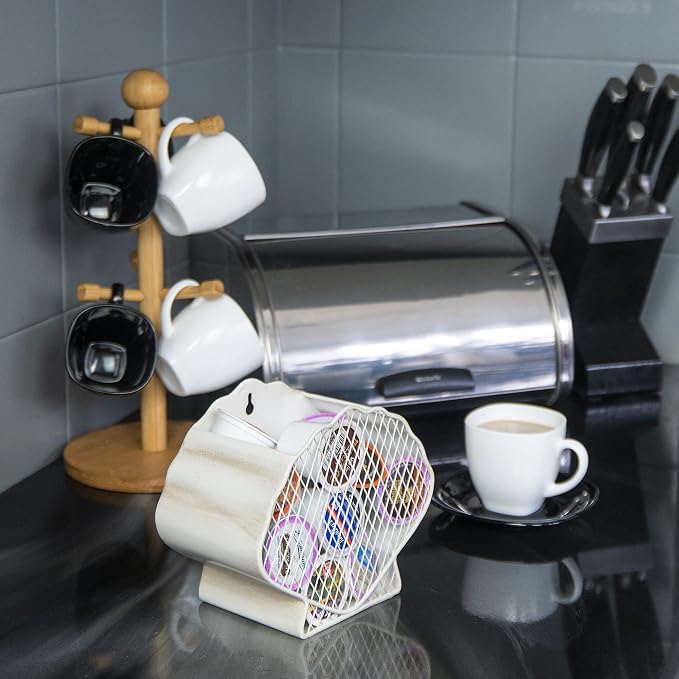 Made Easy Kit Coffee Pod Basket Organizer Useful Decor - Image 2