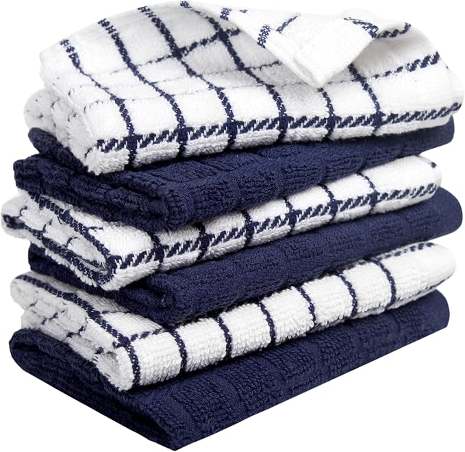 Bumble Dish Cloths | 12” x 12” | 100% Cotton Kitchen Towels | 405 GSM | Soft - Image 6
