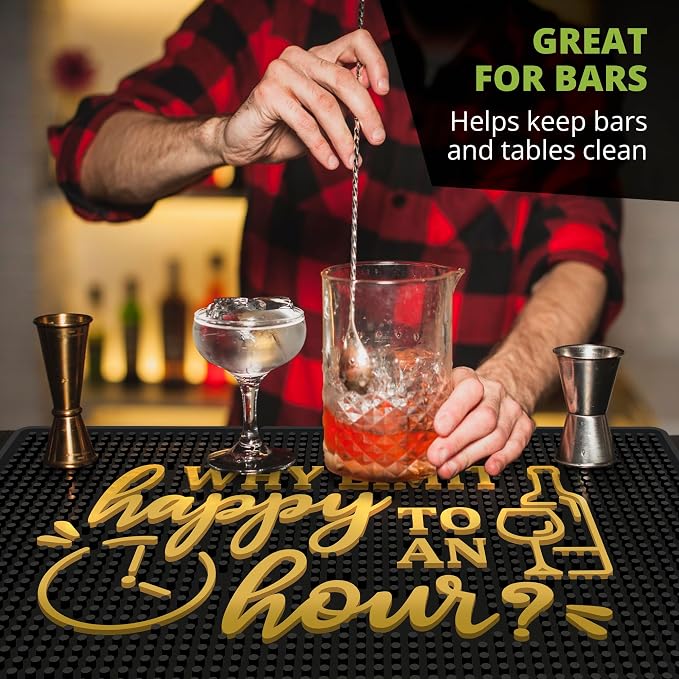 Why Limit Happy Hour Bar Mat - Image 8