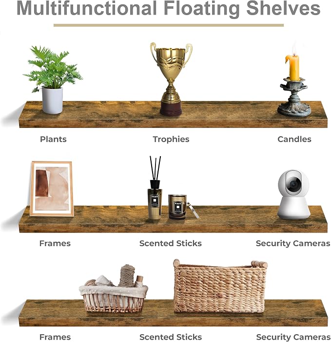 Sorbus Floating Shelves for Wall - Image 6