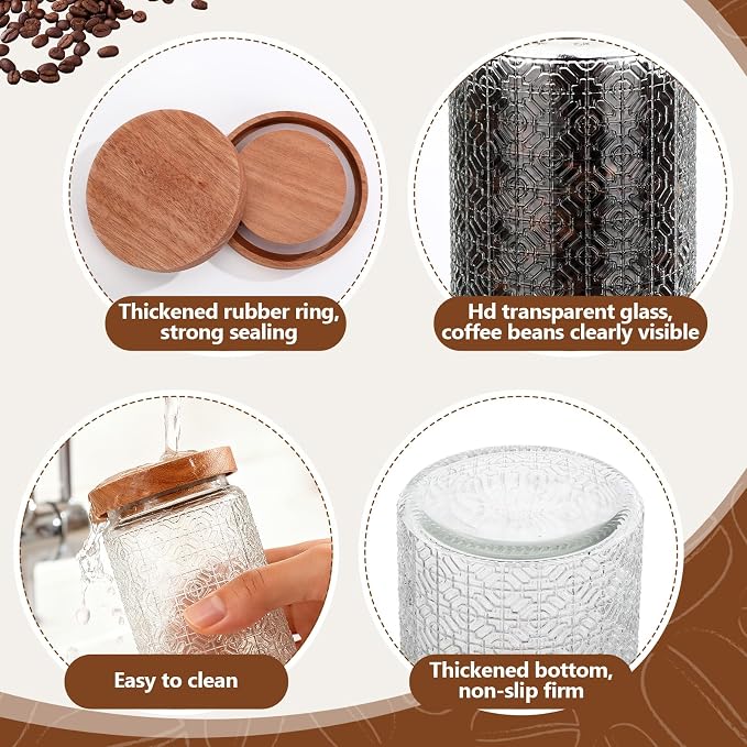 Suclain Glass Coffee Grounds Container - Image 7