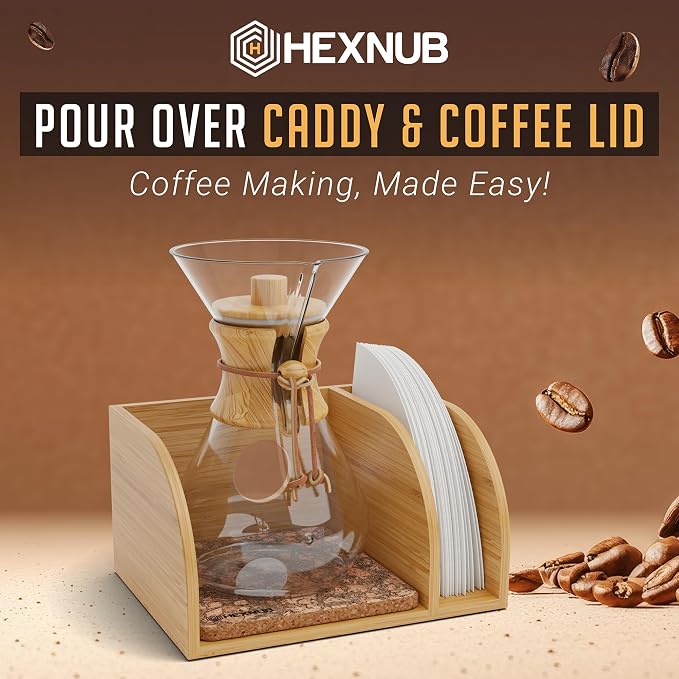 HEXNUB Pour Over Caddy with Lid - Image 2