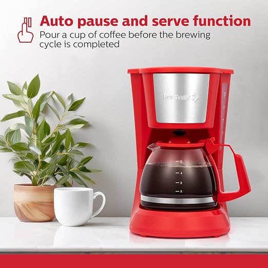 Holstein Housewares 5 Cup Drip Coffee Maker – Compact and User-Friendly - Image 4