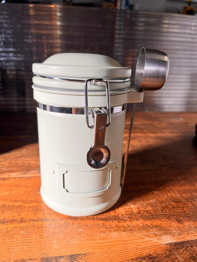 PRINCE G Airtight Coffee Canister, Light-Blocking Stainless Steel Coffee - Image 9