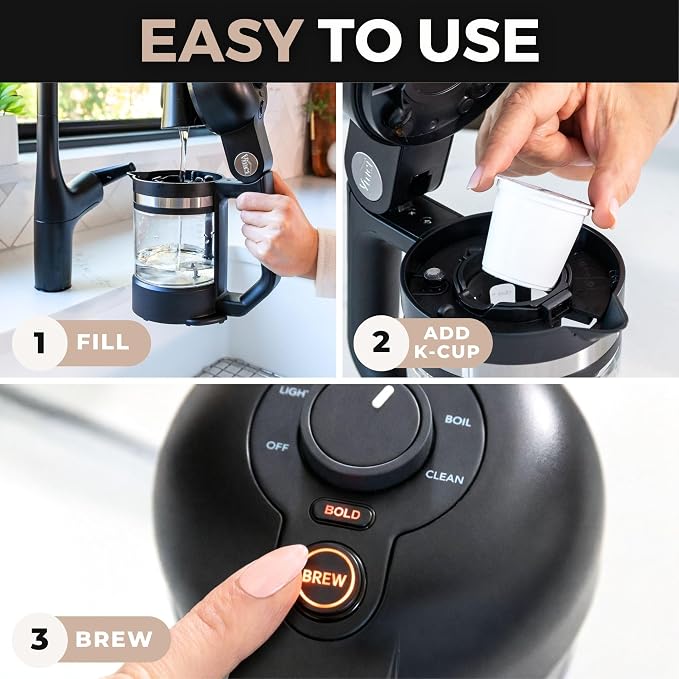 VINCI Micro Café Smallest Single-Serve Glass Coffee Brewer | Compatible - Image 12