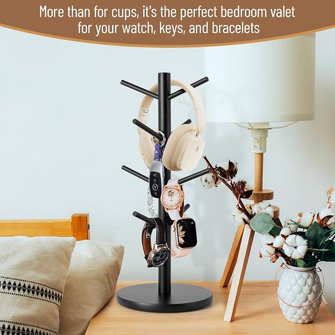 MyLifeUNIT Mug Holder Tree, 360° Rotated Coffee Cup Holder - Image 6